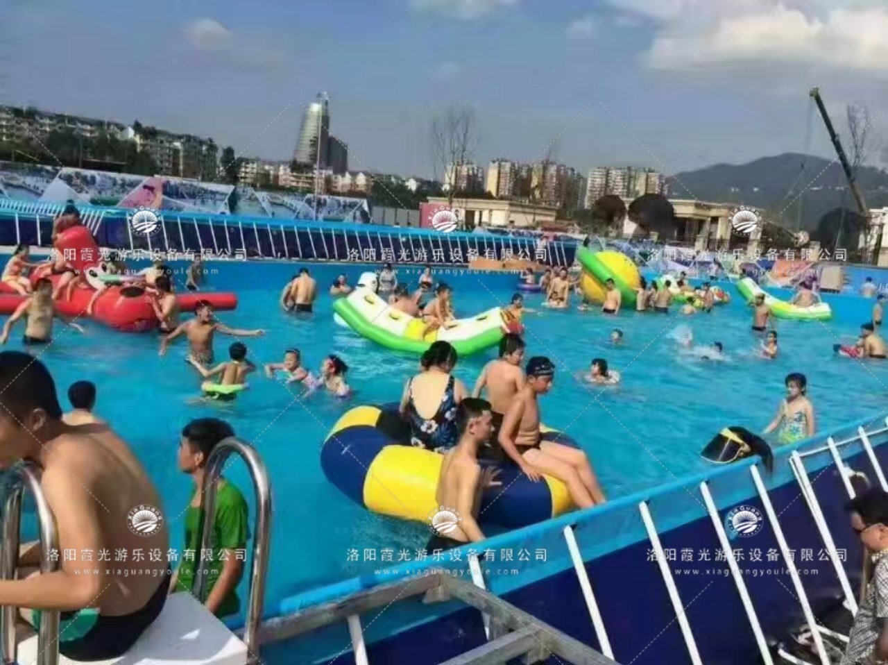 同安水上乐园支架泳池